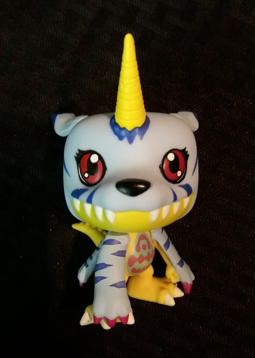 pumpkinfishes:I repainted my Gabumon funko’s eyes and I think...