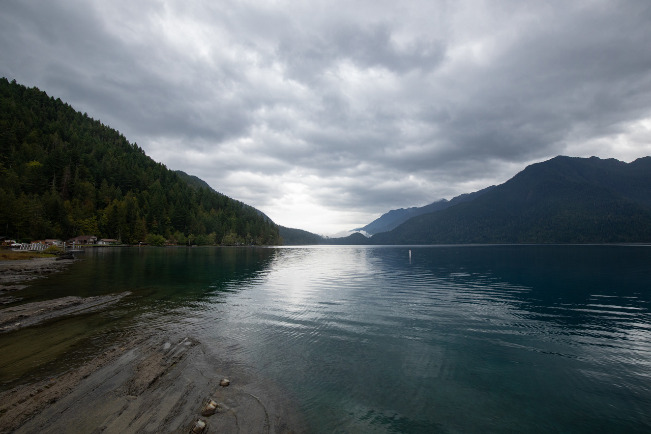 Crescent Lake From The Log Cabin Resort In The Robyn Luk