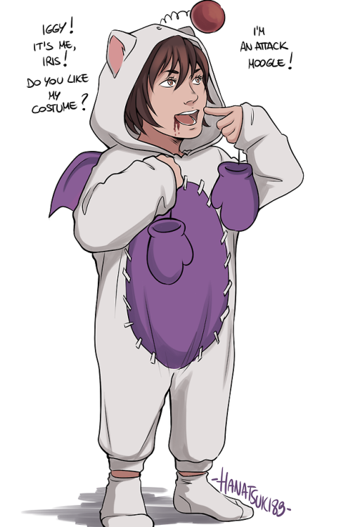 hanatsuki89:Halloween comes with Moogles this year!And I...