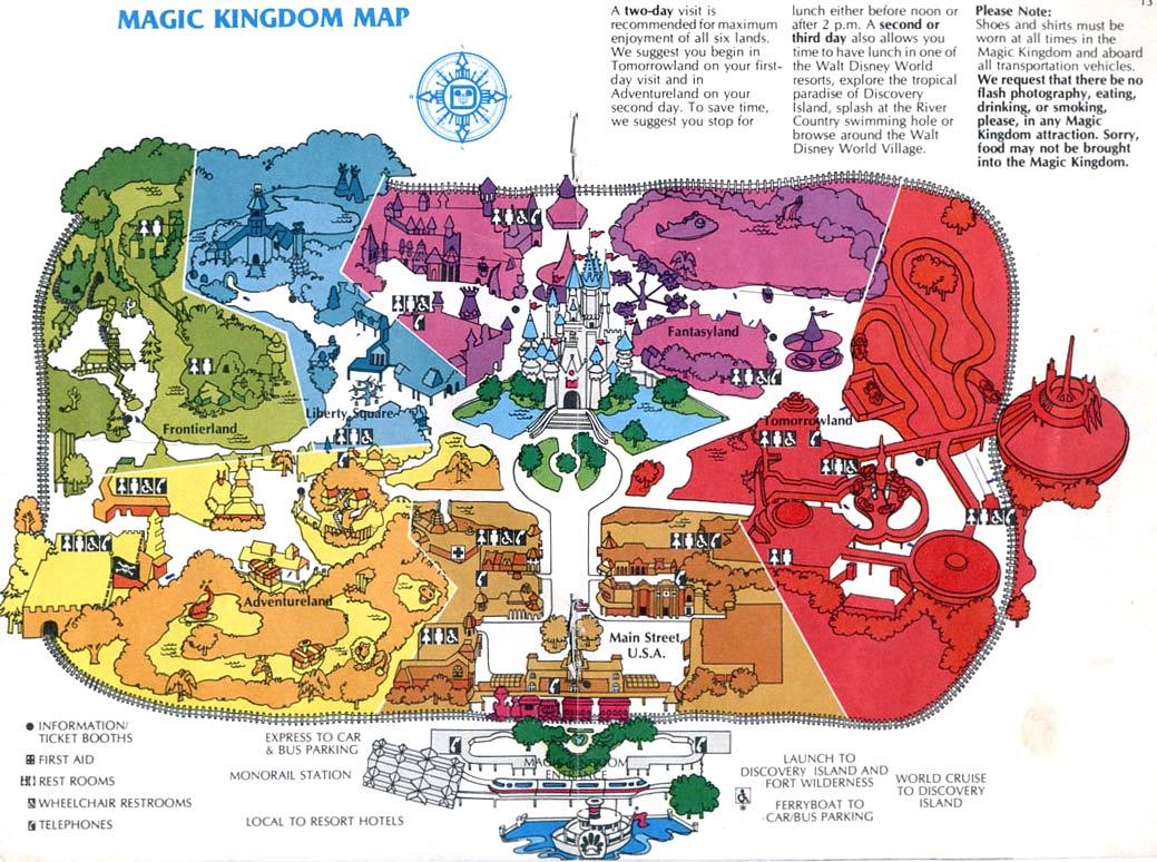 disney world disney world magic kingdom map