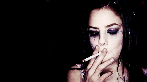 depressed effy stonem gif KAYA SCODELARIO smokey eyes sad girl skins smoke smoking