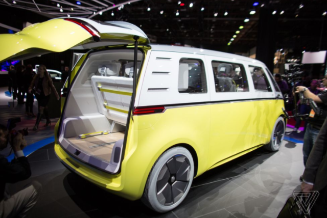volkswagens electric autonomous concept car the