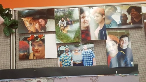 My wall of friends and family. #family #friends #pictures...