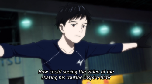 As Yuri said, he’s always put Victor on a pedestal. And now...