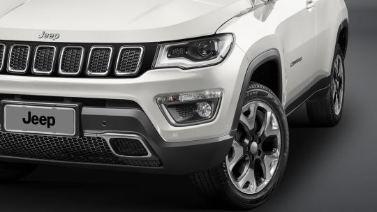 Rodas de liga leve do Jeep Compass