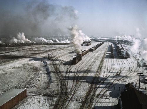 rocketumbl:1942-1943: Chicago rail workers