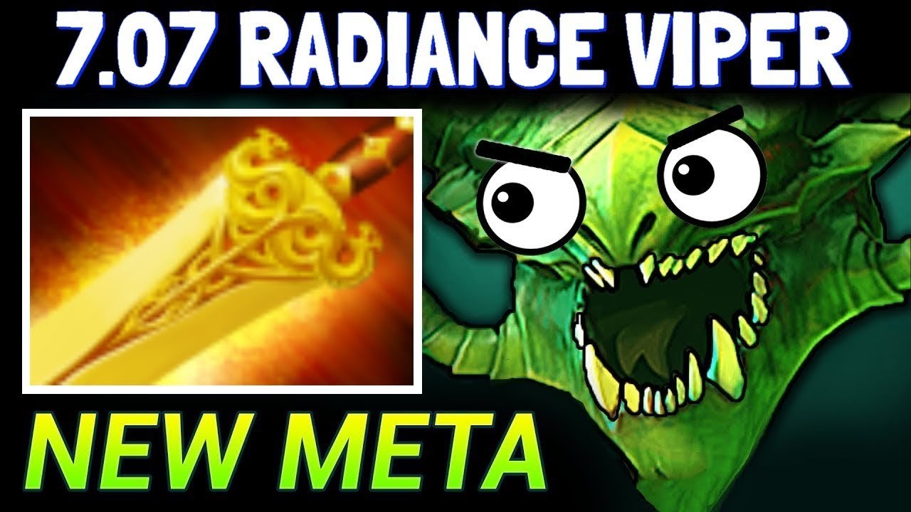 Dota Element Radiance Viper Dota 2 Patch 7 07 New Meta Pro