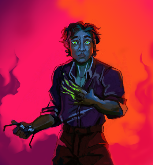 tazatouille:CODE GREENFor Bruce week’s “ANXIETY” prompt!