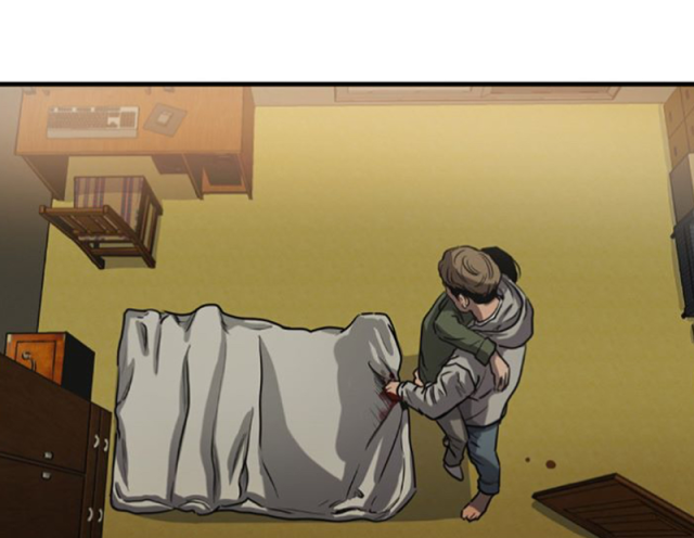 Team Sangwoo — In chapter 27 there is no bed in sangwoo’s room...