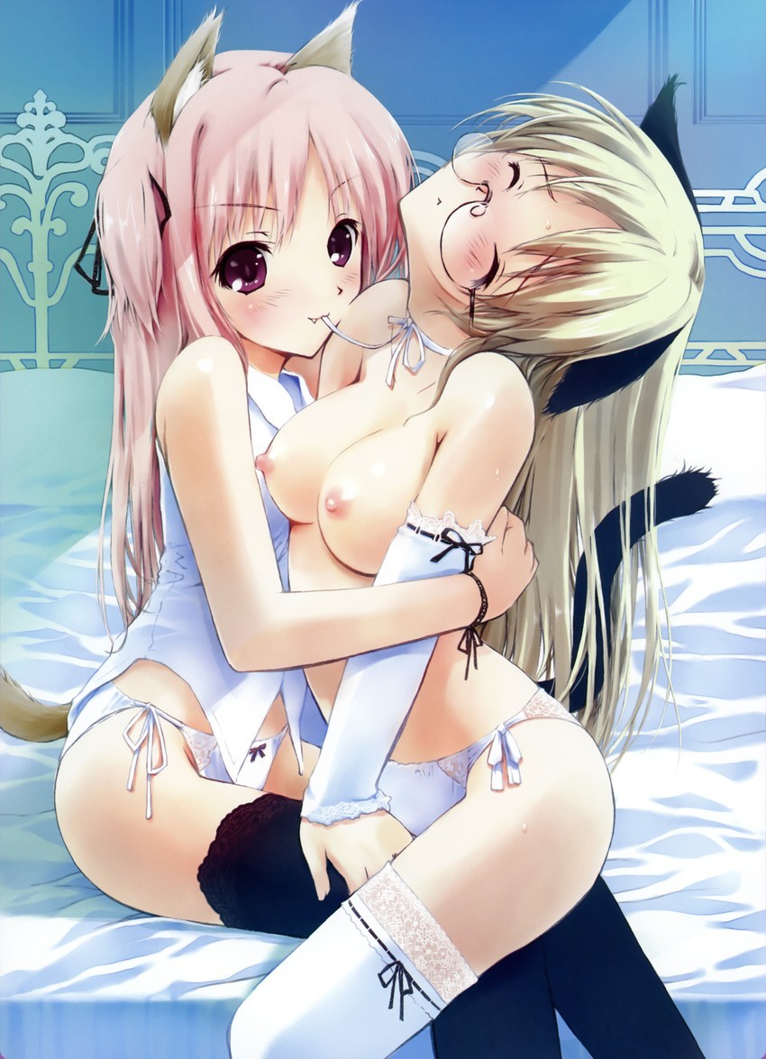 Hentai yuri neko фото 18