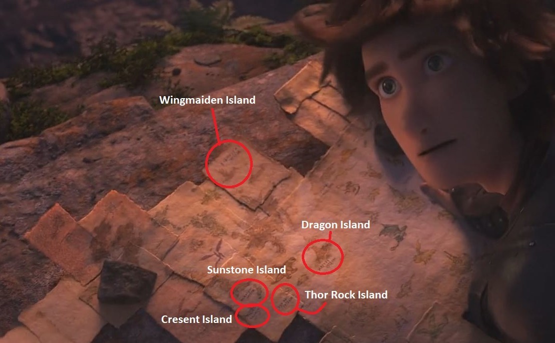 To the Chief and Chieftess — Analyzing Hiccup’s map in HTTYD: The