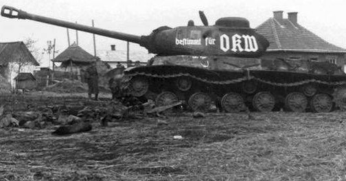 War Pictures From History — “bestimmt Für Okw” A Captured Is-2 