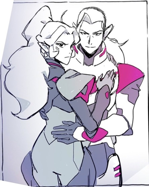 professorpotato:Lotor+Allura outfit swap by Chris Palmer 