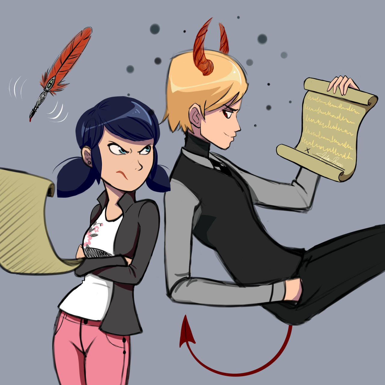 Nobody Famous - HC For "Light Lord" Marinette and her inner circl...