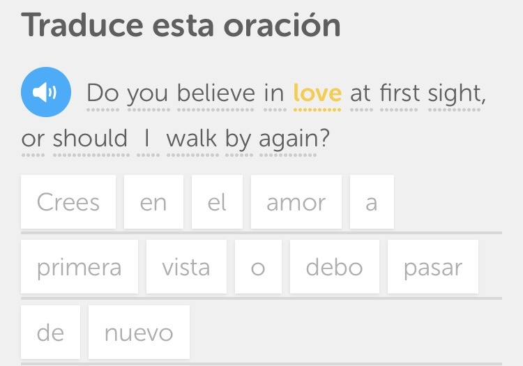 Just A Spot To Post Spanish Stuff Did They Update The Flirting