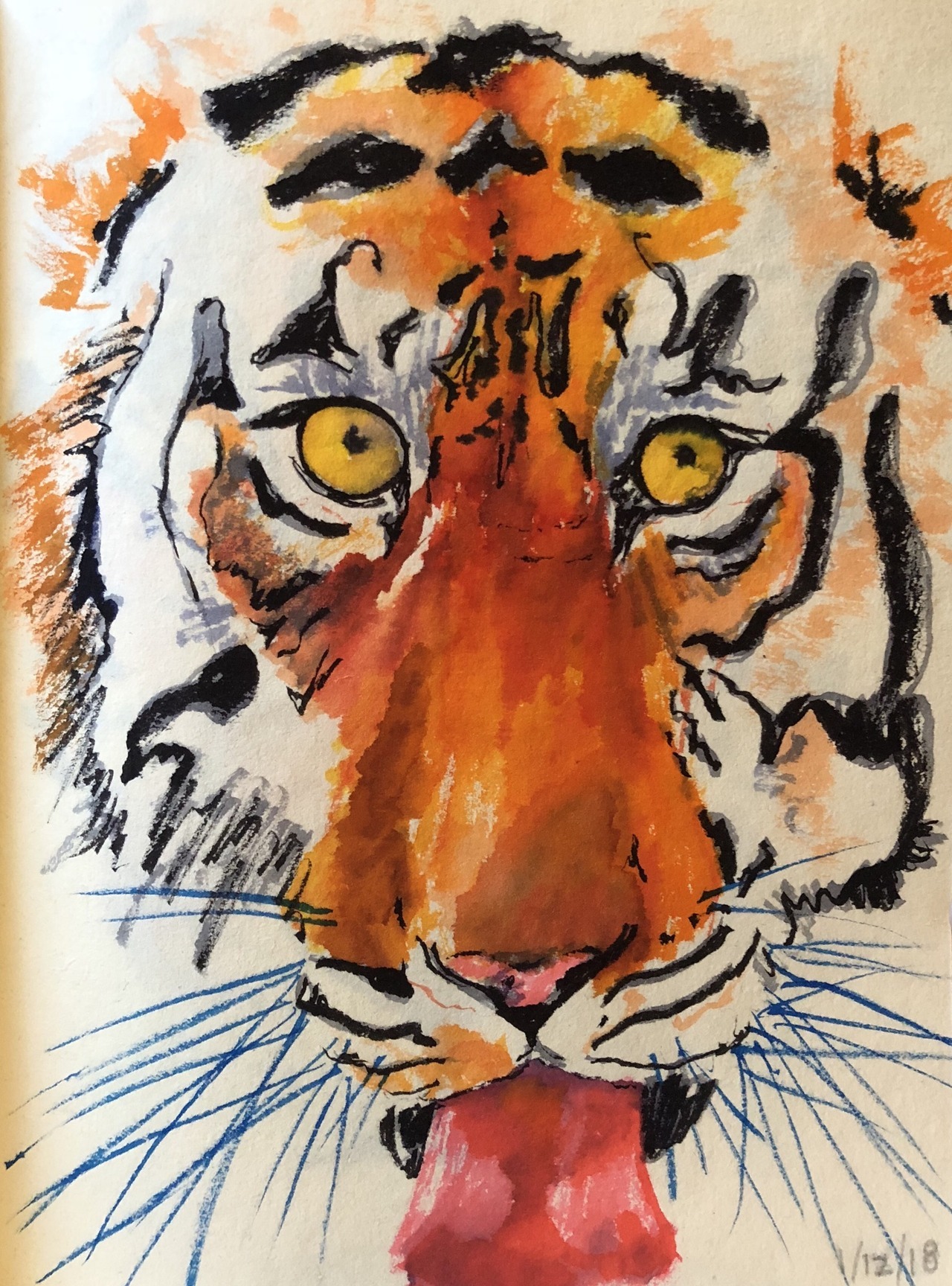 Tiger Stare, water based ink pens