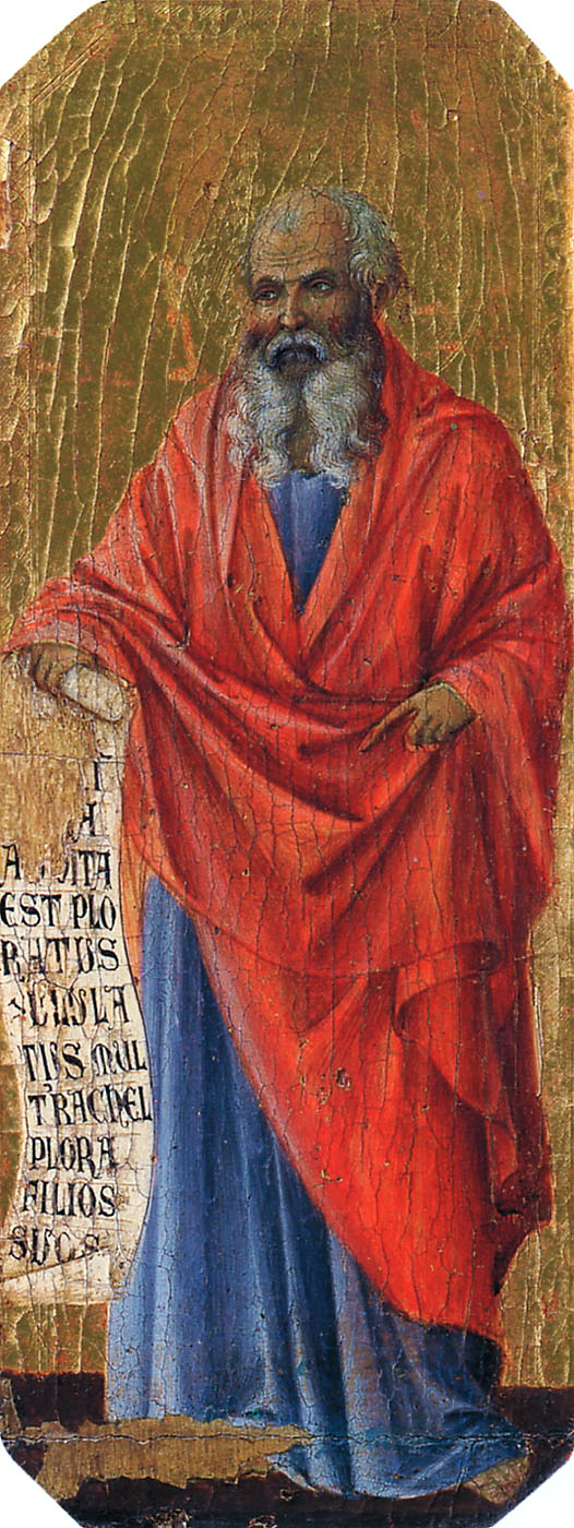 Prophet Jeremiah 1311 - By italian Artist Duccio di Buoninsegna