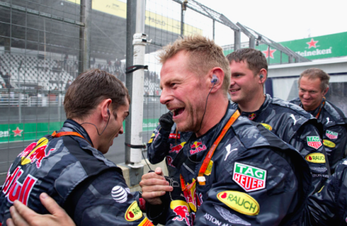 A happy Red Bull Racing family- Brazil GP