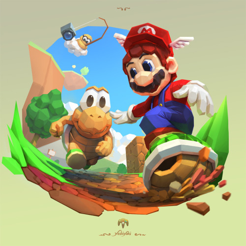 it8bit:Mario 64 - Fan ArtCreated byCassio Yoshiyaki