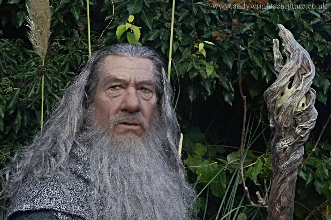 life size gandalf statue