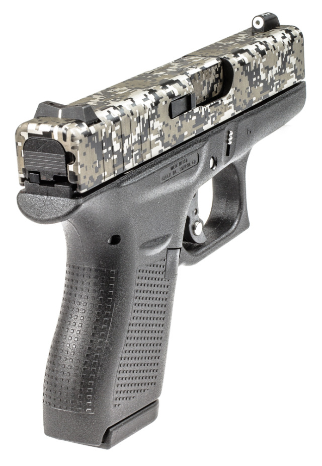 The Regulus Blog — Custom Glock 42 With Xs Sights Camo Engraving