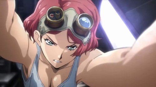 animemangamusclegirls:Yukina stills from the Kabaneri of the...