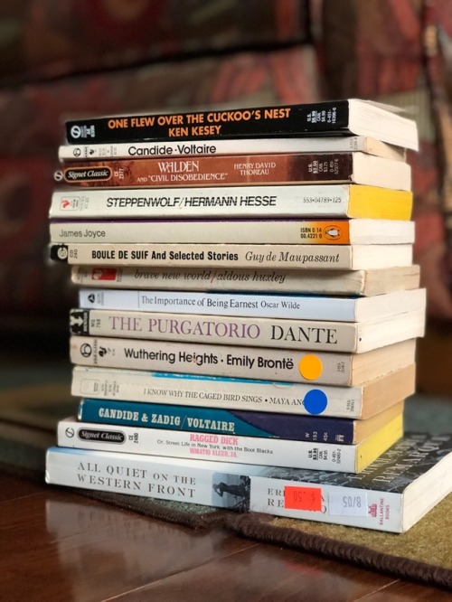 macrolit:Recent book haul… and yes, all of these will be...