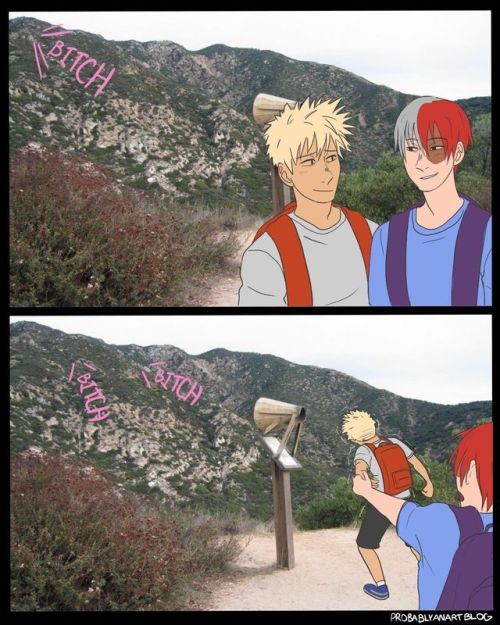 probablyanartblog:Bktd Week Day 5: HikingA compilation of...