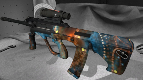 My “Cosmic Gummy Worms” weapon finish submissions for CS:GO...