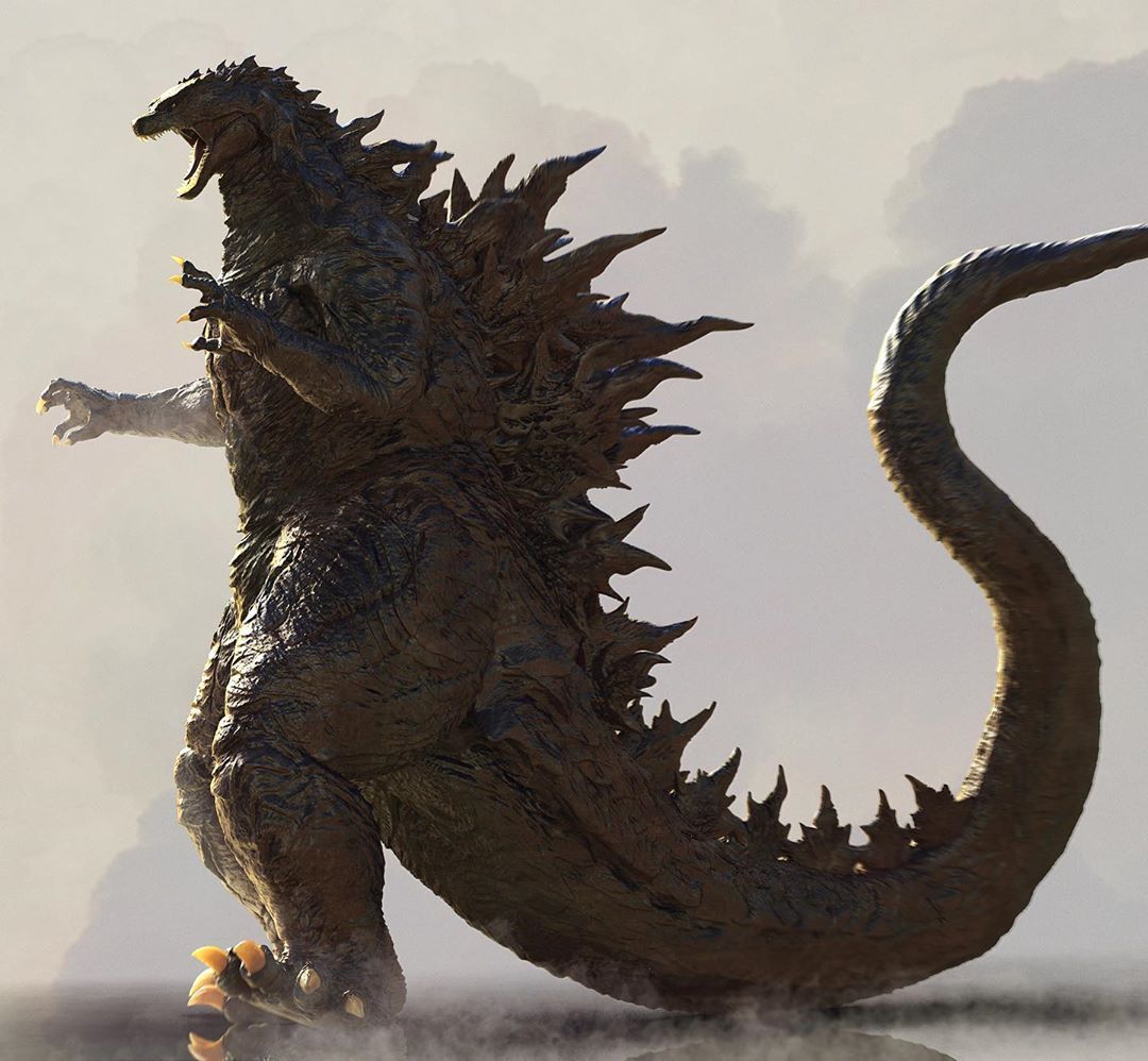 DOPEPOPE — Decided to render Godzilla 2014 in Keyshot, to...