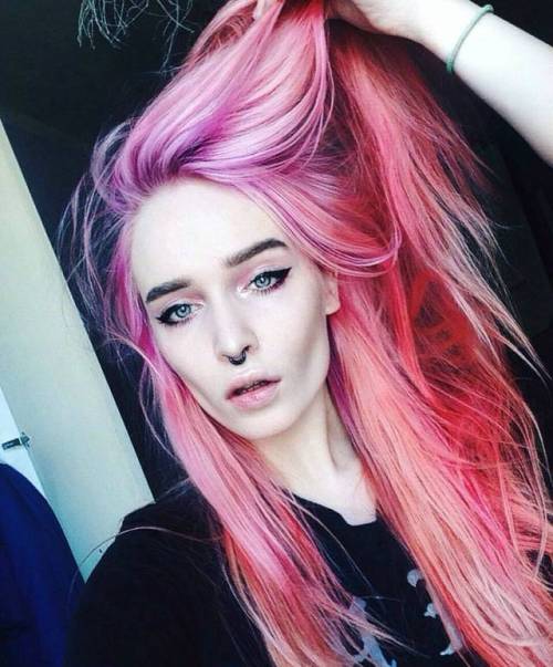 neon hair on Tumblr