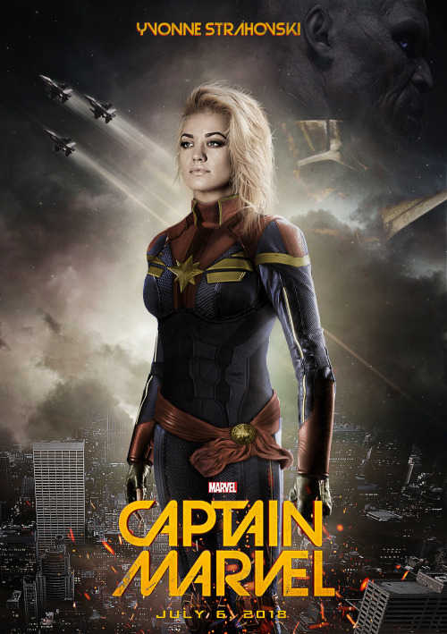 dansolo:Fan ArtYvonne Strahovski as Captain MarvelThis has...