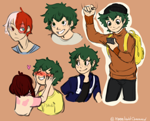 moonlightcommand:mostly deku doodles