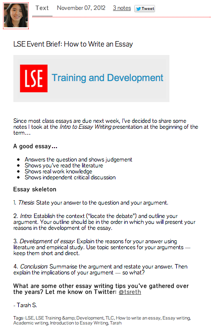 lse students union essay writing tips tips on writing an essay