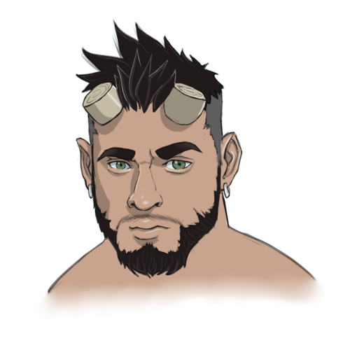 blank-shot:Wanted to do an updated portrait of Thorn. Change...