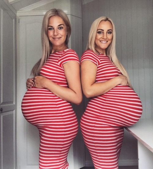 thefertilevalley:Matching outfits and matching baby bumps for...