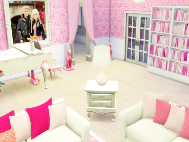 barbie living room