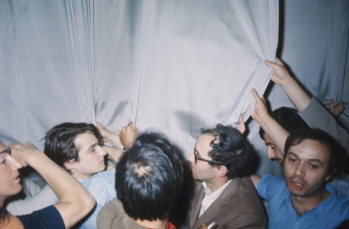 shihlun:Jean-Luc Godard, Jean-Pierre Leaud, and Francois...