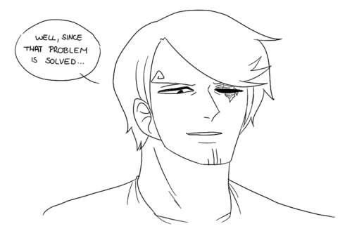 ask-the-vinsmokes:BrotherhoodAUPat Pat = EyepatchPoor Niji...