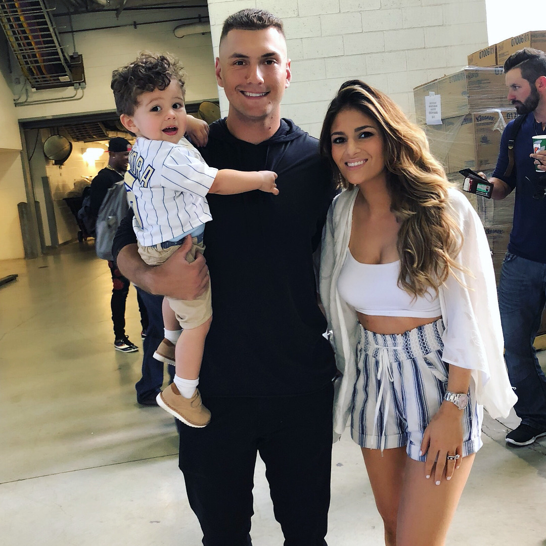 Albert Almora Jr and his wife Krystal and their...