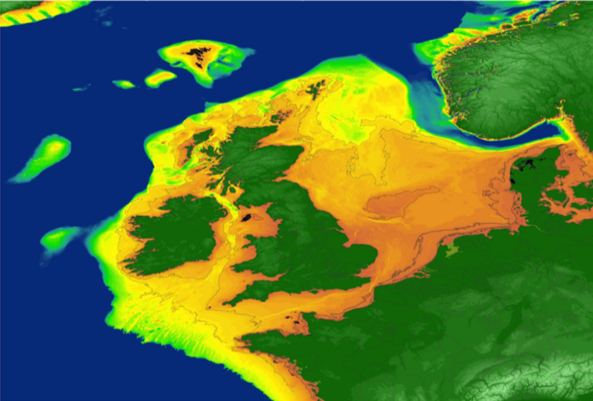 Maps On The Web The Floor Of The North Sea