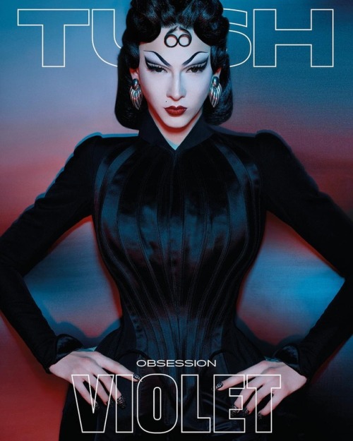 missfame:violet chachki on the cover of tush magazine ♡