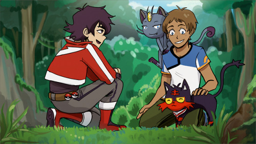 linipik:Pokemon AU Keith: I think Red likes you