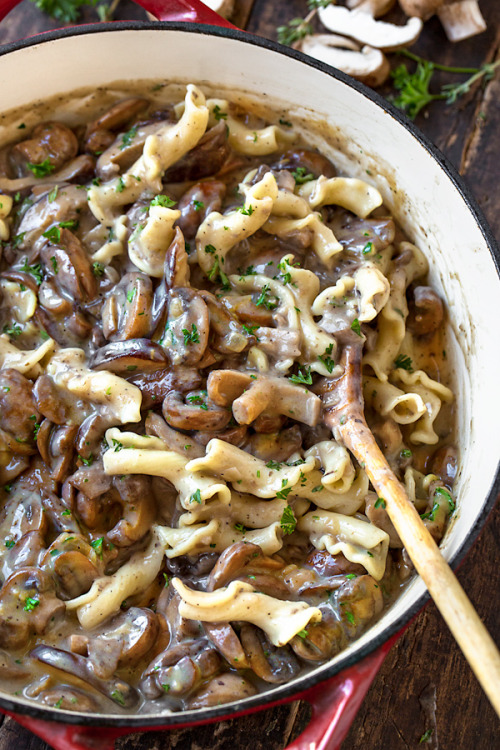 foodffs:Mushroom StroganoffFollow for recipesIs this how you...