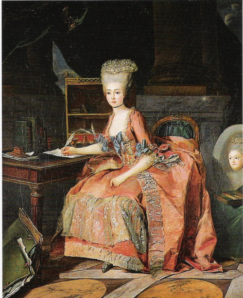 18thcenturyladies:
“ Portrait of Princess Maria Thérèse of Savoy (1756-1805) by Lié Louis Périn-Salbreux
Circa 1780
”