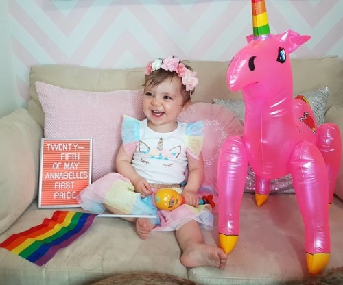 The littlest unicorn Our hope for you in your first Pride...