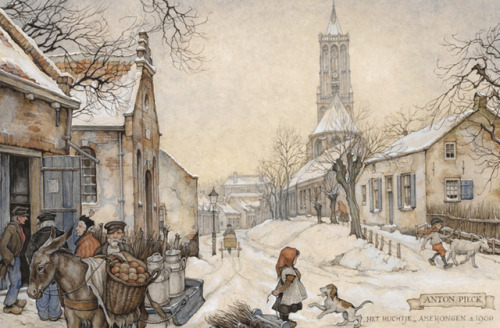 geritsel:Anton Pieck - cosy Dutch winterscapes