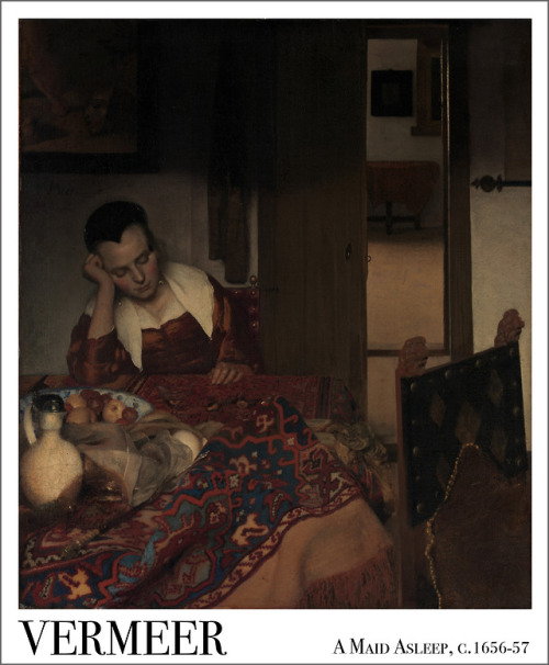 Vermeer’s A Maid AsleepPrints available on Etsy