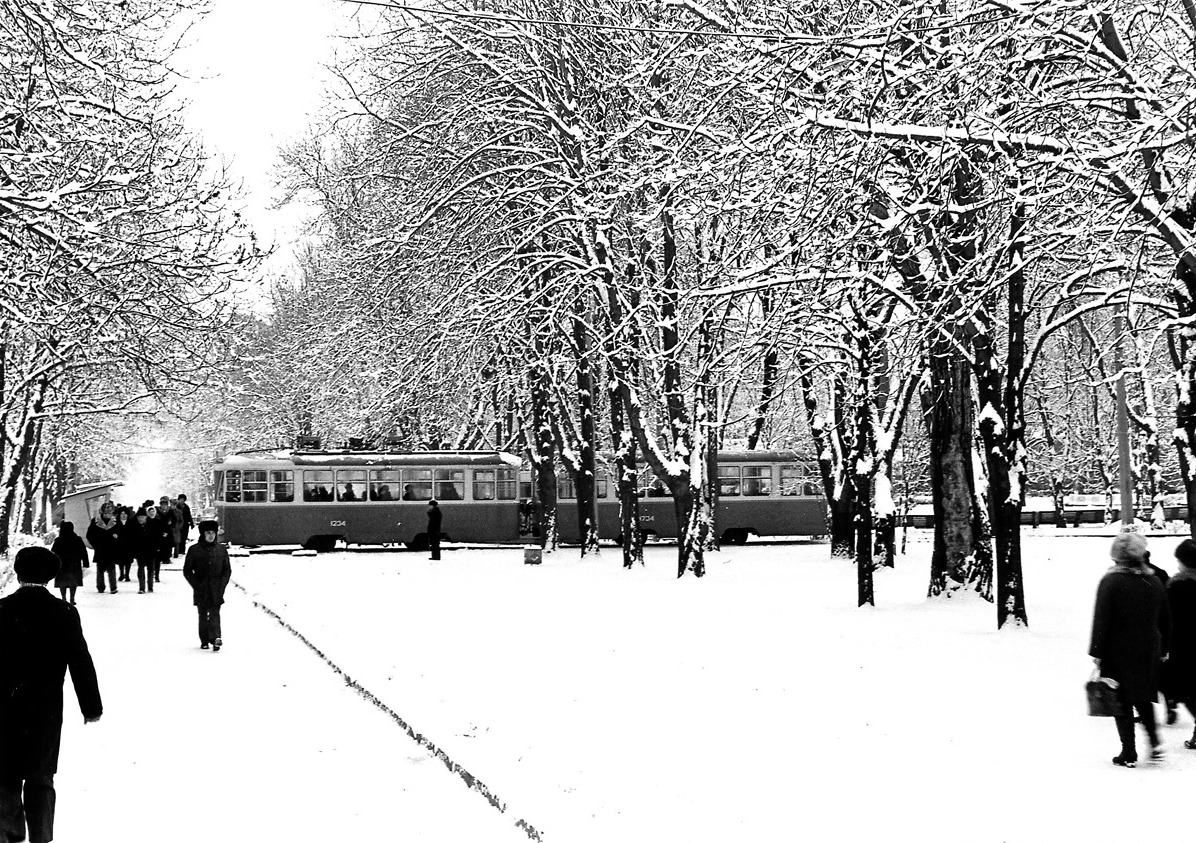 Mizikevich garden in Odessa (Ukraine), winter 1979. Photo by Anatoly Vilkovich.