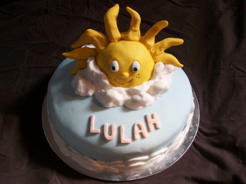 Sunshine cake. The cake is a vanilla sponge filled with...